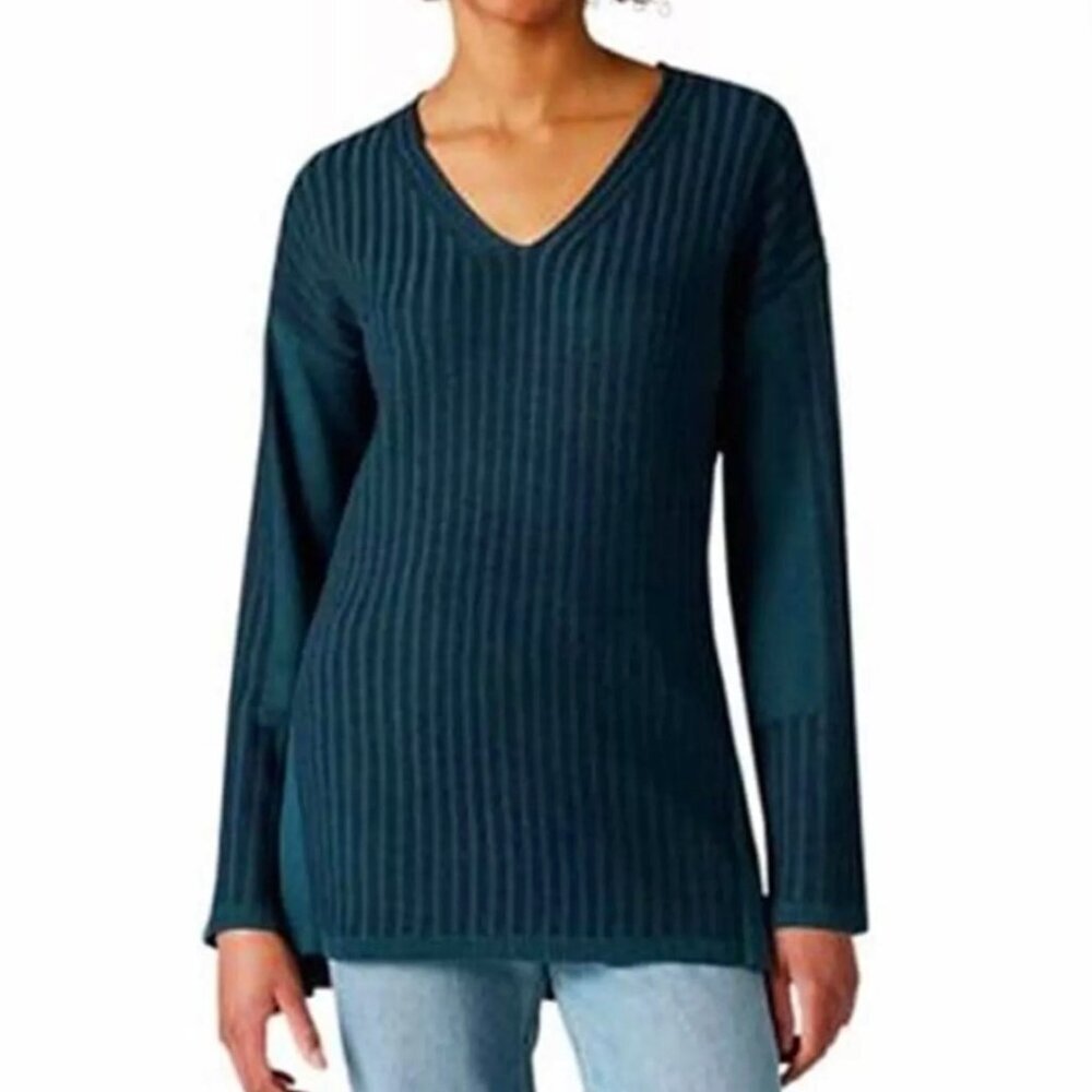 Smartwool Shadow Pine V-Neck Rib Sweater